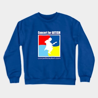 Concert for Autism main logo BLUE Crewneck Sweatshirt